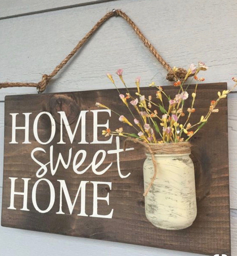 Home Sweet Home/Mason Jar