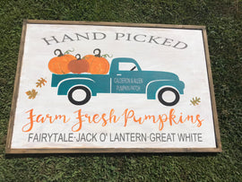 Hand Picked Farm Fresh Pumpkins