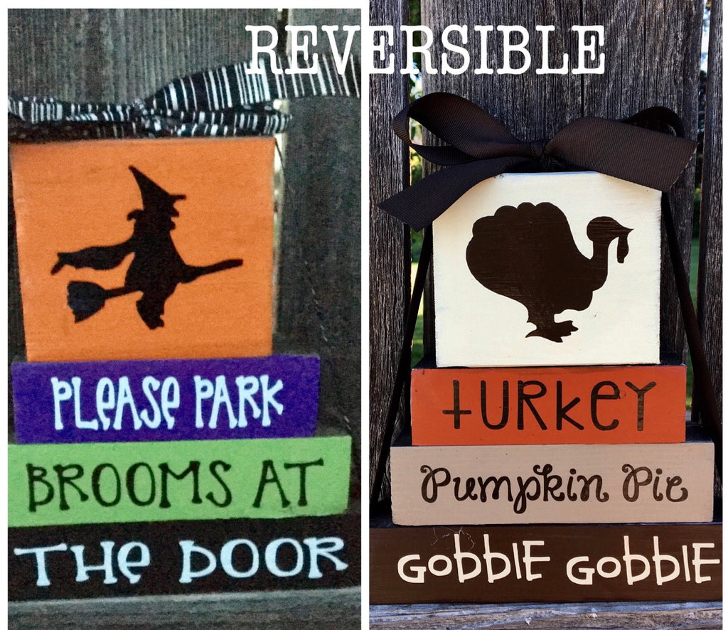 Reversible Halloween/Thanksgiving
