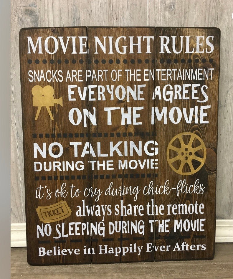 Movie night rules