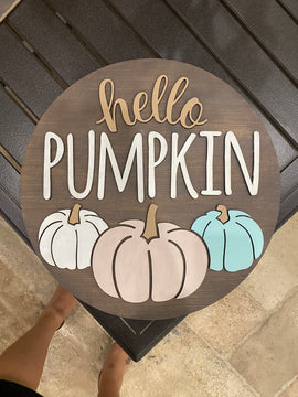 Hello Pumpkin round