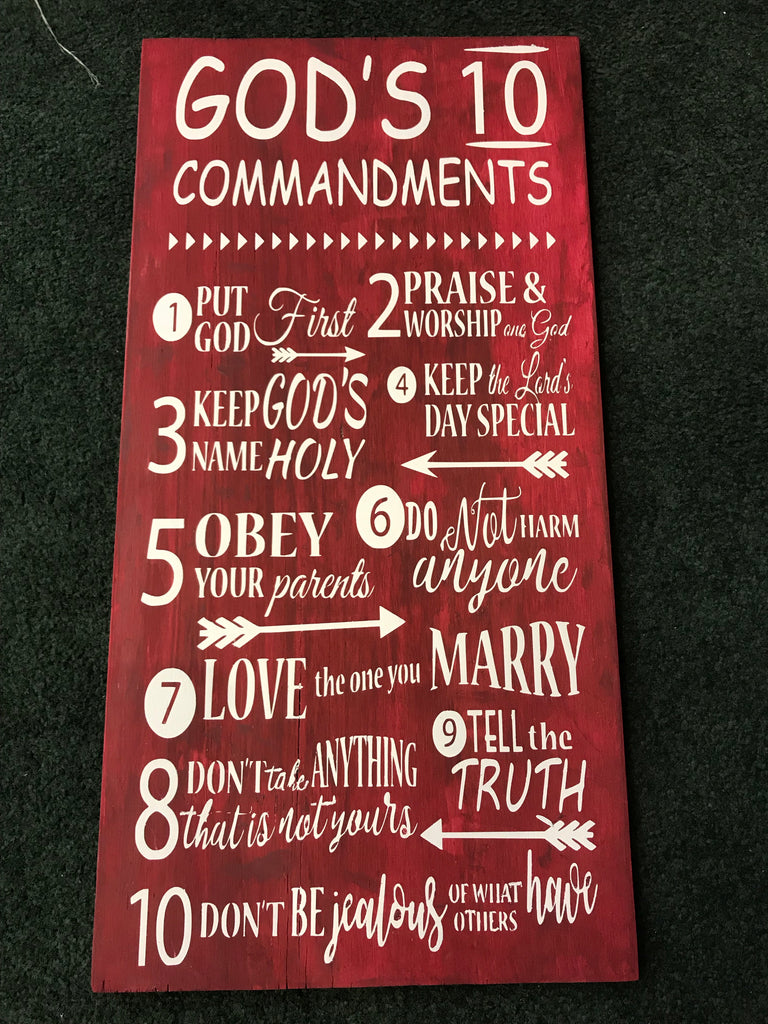 God’s 10 Commandments