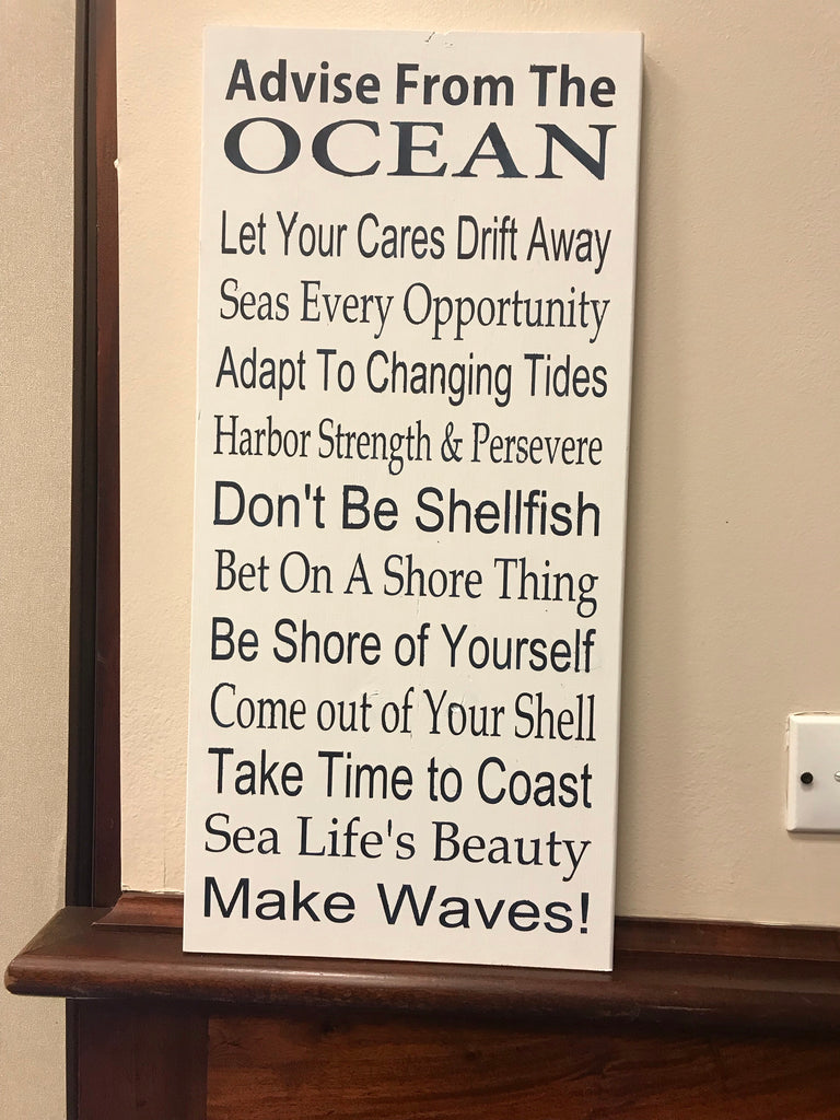 Advise from the ocean