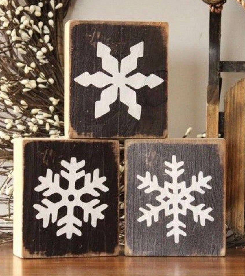 Snow flake blocks