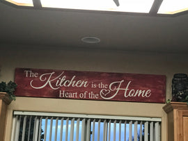 The kitchen is the heart of the home 5’