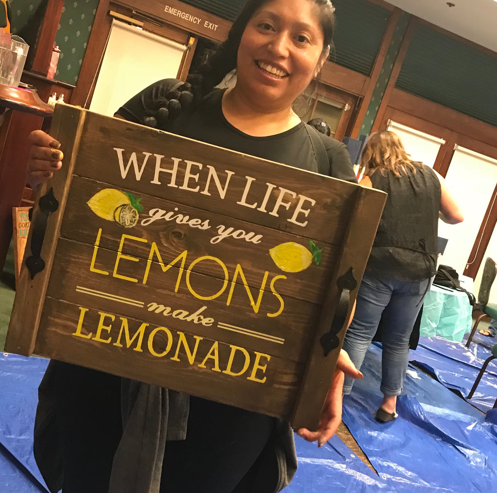 When life gives you lemons-tray