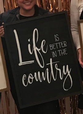 Life is better in the country