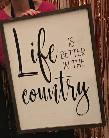 Life is better in the country
