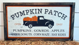 Pumpkin Patch open daily
