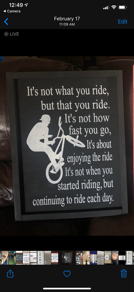 It’s not what you ride