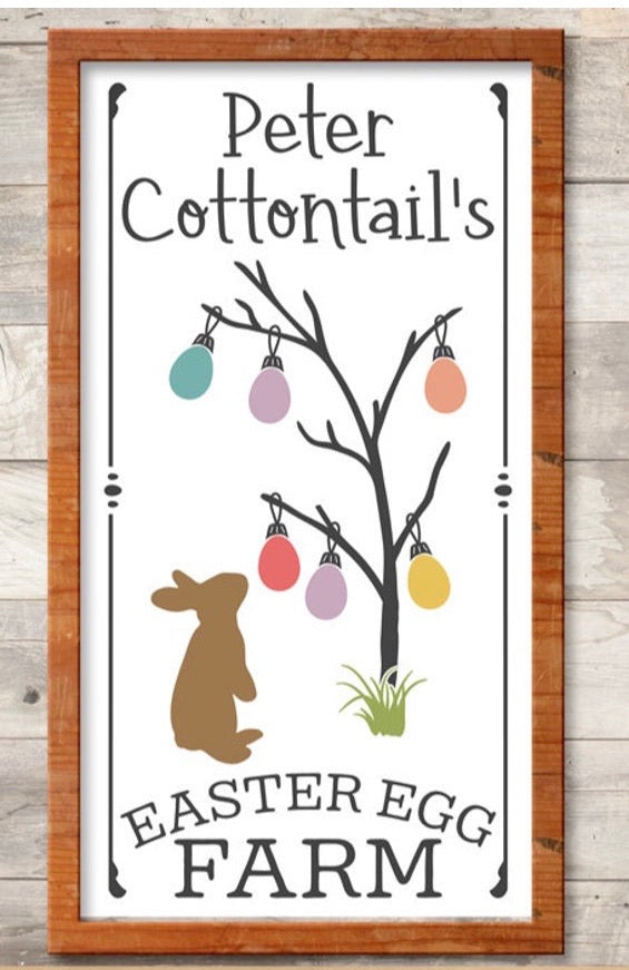 Peter Cottontail- Easter farm